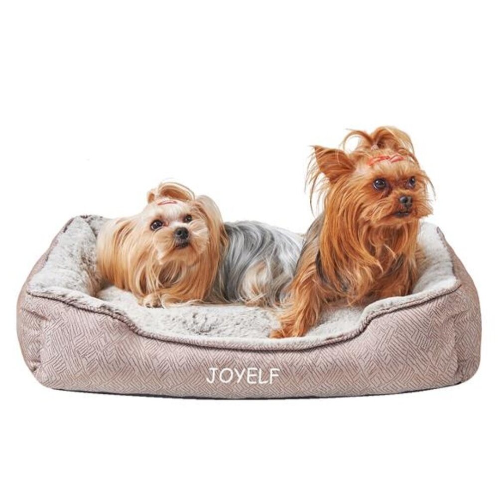 Dog Bed Washable Calming Pet Bed, Anti Anxiety Cat Bed & Sofa, Cute